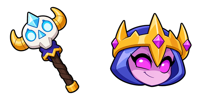 Squad Busters Witch & Royal Staff Cursor