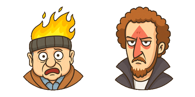 Home Alone Wet Bandits Animated Cursor
