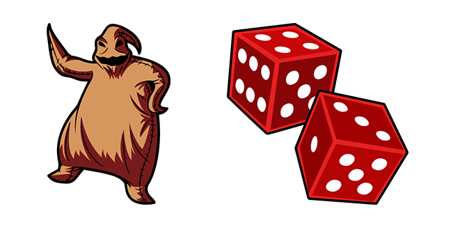 The Nightmare Before Christmas Oogie Boogie & Dice Cubes Cursor