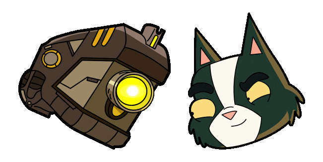 Final Space Avocato & Gun Animated Cursor
