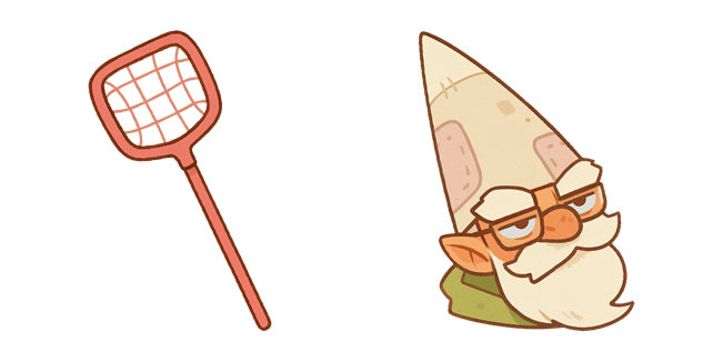 Crawly the Green Wizard Gnome Cursor