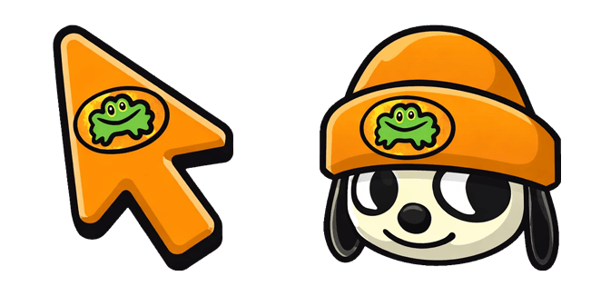 PaRappa the Rapper Orange Arrow Cursor