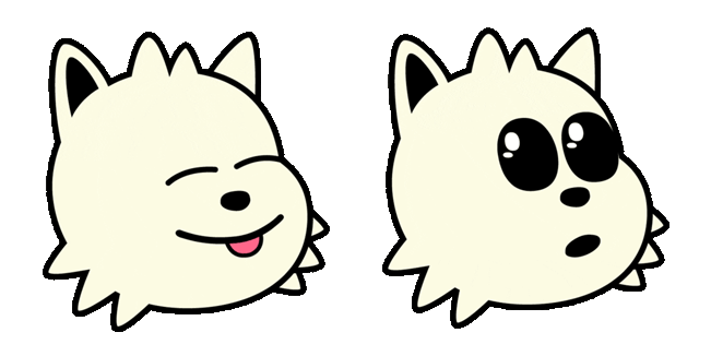 Cute White Cat Animated Cursor
