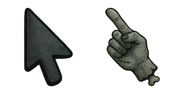 Creepy Severed Hand Cursor