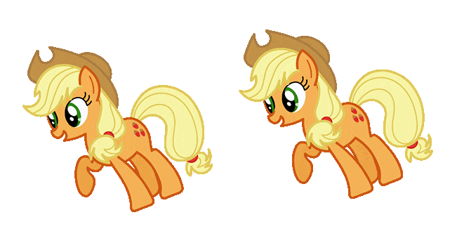 MLP Funny Applejack Animated Cursor