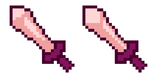 Deltarune Kris Sword Animated Cursor