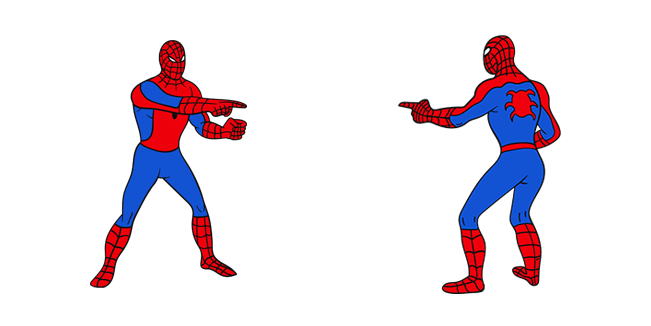 Spider-Man Pointing Meme Cursor