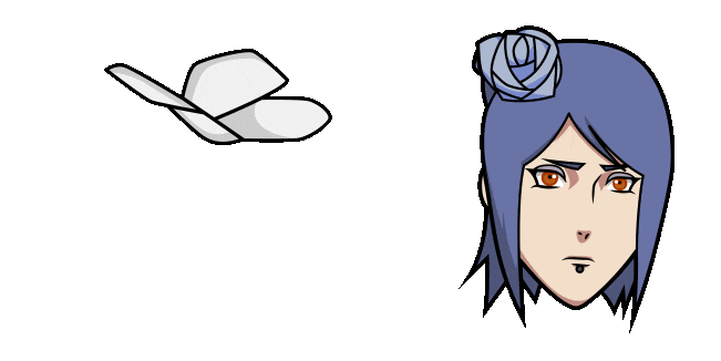 Naruto Konan & Paper Animated Cursor