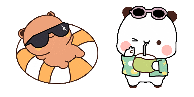 Summer Bubu & Dudu Animated Cursor