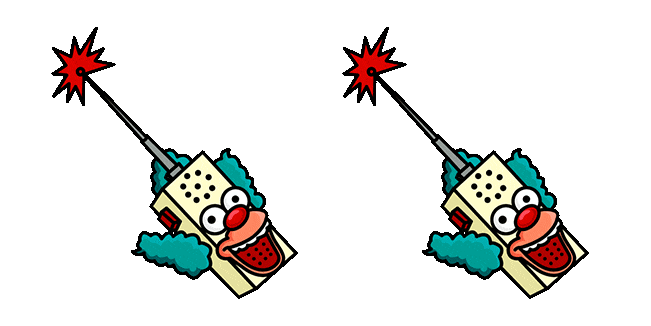 The Simpsons Krusty’s Walkie-Talkie Animated Cursor