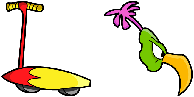 Looney Tunes Instant Martian & Kick Scooter Cursor