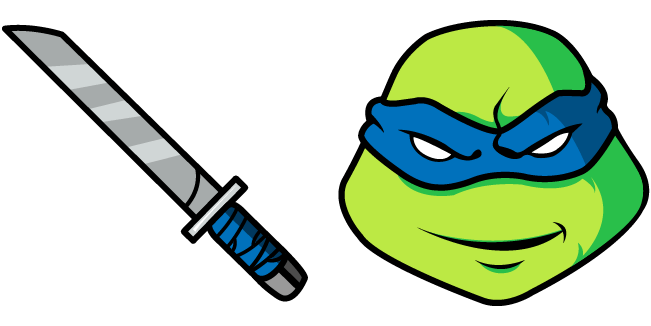 TMNT Leonardo & Katana Sword Cursor