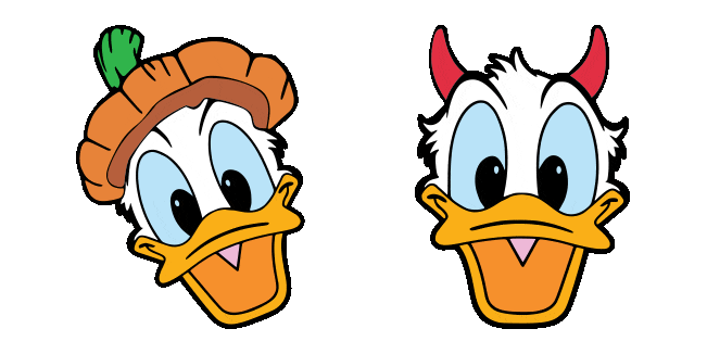 Halloween Donald Duck Animated Cursor