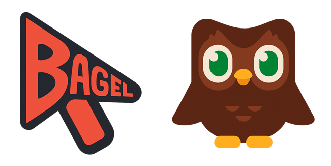 Duolingo Bagel Meme Cursor