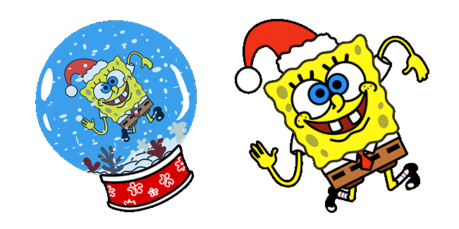 SpongeBob in Glass Ball Animated Cursor