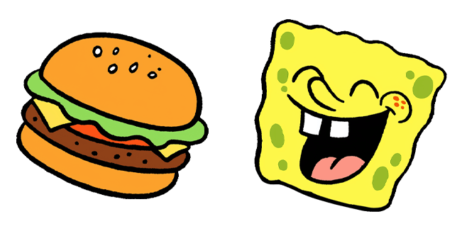 SpongeBob & Krabby Patty Cursor