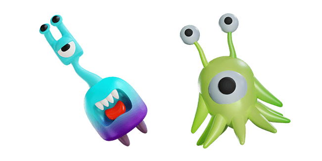 Three-Eyed Aliens 3D Cursor