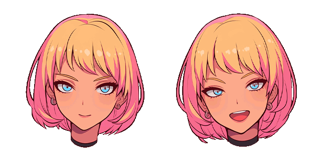Marvel Gwenpool Face Animated Cursor
