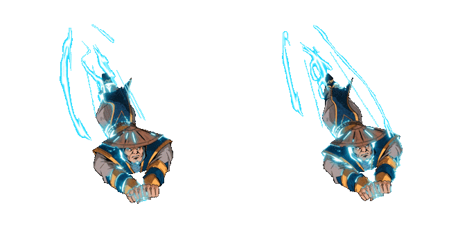Mortal Kombat Raiden Flying Animated Cursor