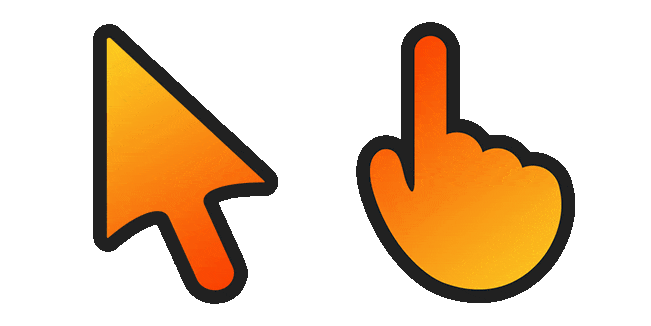 Orange Gradient Animated Cursor