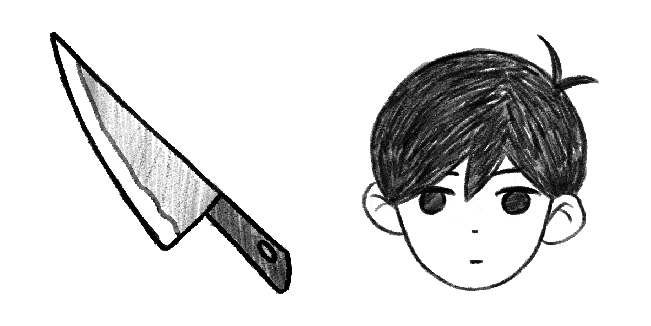 Omori & Knife Animated Cursor