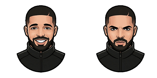 Drake Winking Animated Cursor