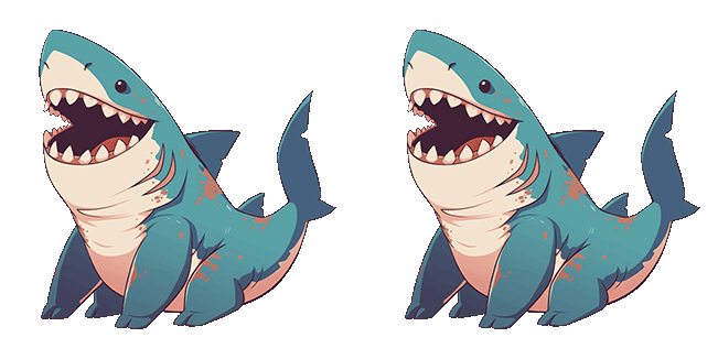 Marvel Jeff The Land Shark Animated Cursor