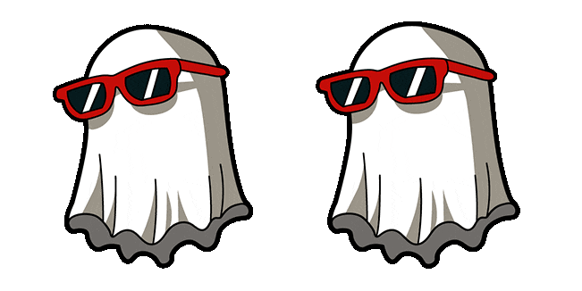 Boo Sheet Ghost Animated Cursor