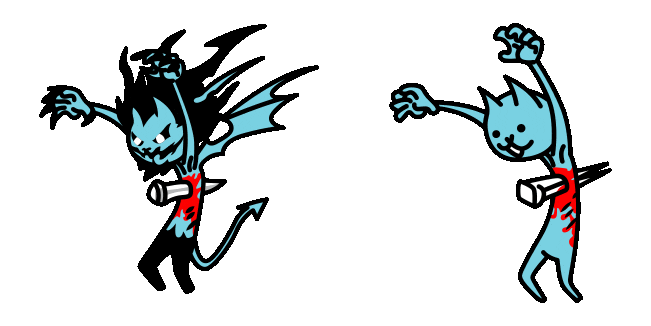 The Battle Cats Zombie Cat Animated Cursor