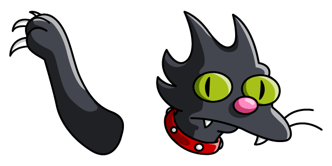 The Simpsons Snowball II Cursor