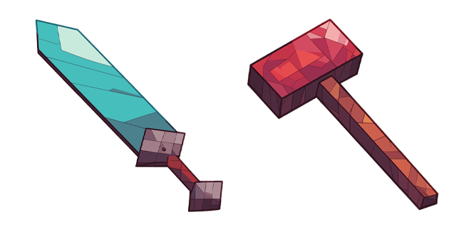 Epic Game Sword & Hammer Cursor