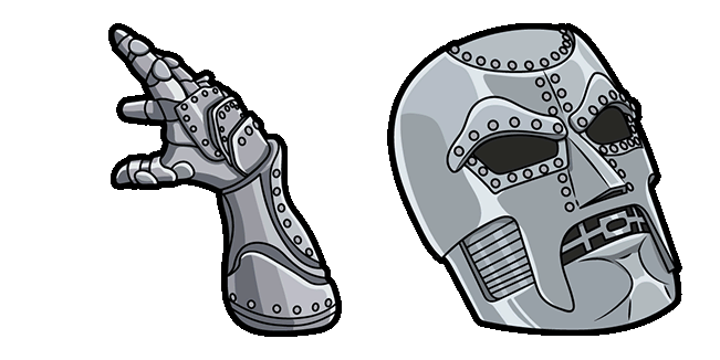Avengers Doomsday Dr. Doom Mask & Gauntlet Animated Cursor
