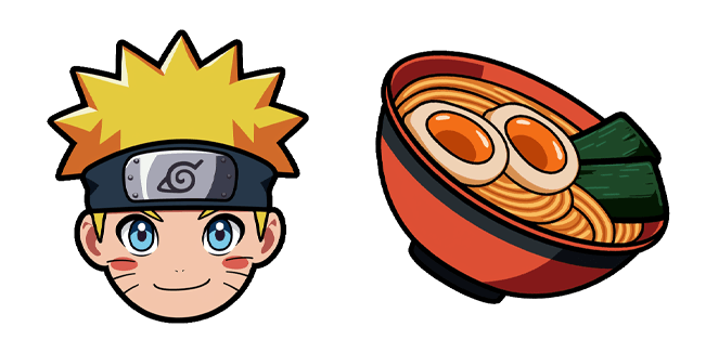 Naruto Uzumaki & Ramen Bowl Cursor