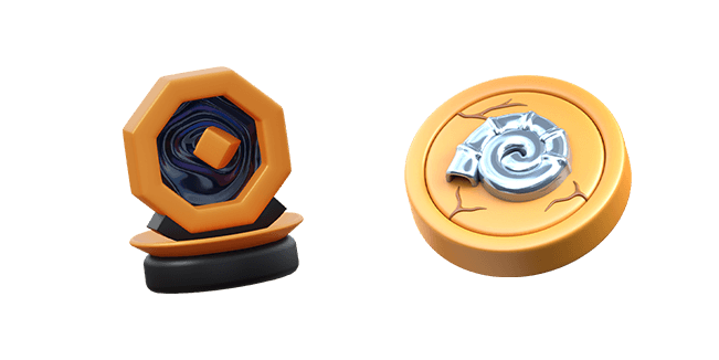 Metaverse Gate & Ancient Fossil 3D Cursor