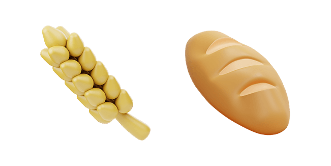 Wheat & Bread 3D Cursor
