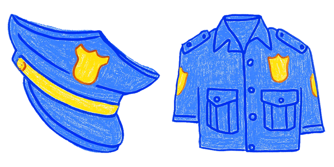 Police Uniform & Cop Hat Cursor