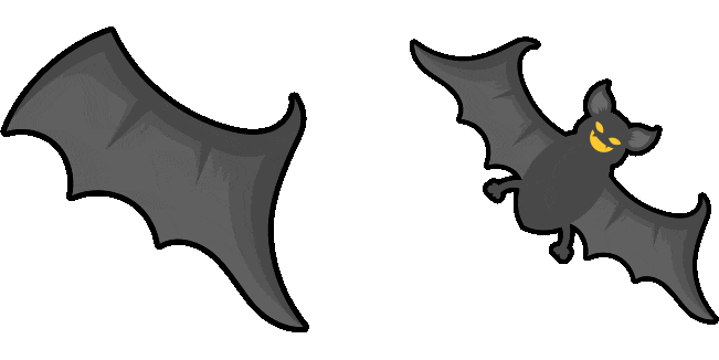 Halloween Bat Wing Animated Cursor