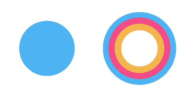 Colorful Circle Animated Cursor