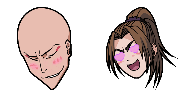 Bleach Ikkaku Madarame & Mizuho Asano Animated Cursor