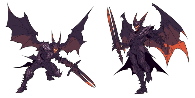 Dark Demon Knight Cursor