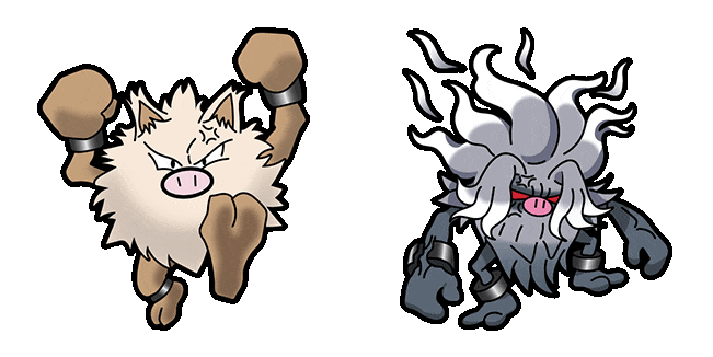 Pokemon Primeape & Annihilape Animated Cursor