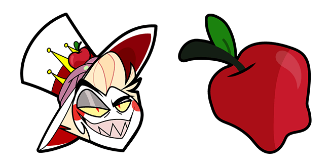 Hazbin Hotel Lucifer & Apple Cursor