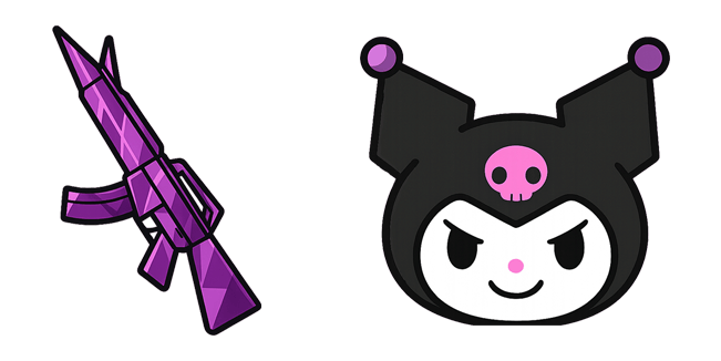 Sanrio Kuromi & Purple Gun Cursor