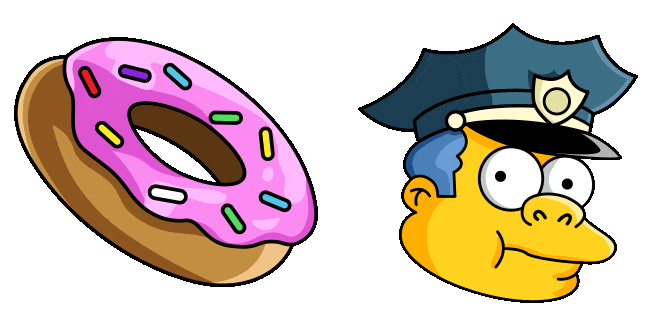 The Simpsons Clancy Wiggum Animated Cursor