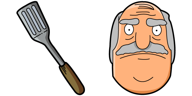 Bob's Burgers Big Bob & Spatula Cursor