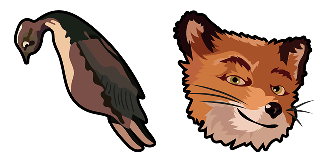 Fantastic Mr. Fox & Chicken Cursor