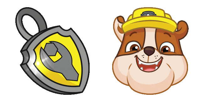 Paw Patrol Rubble Animated Cursor