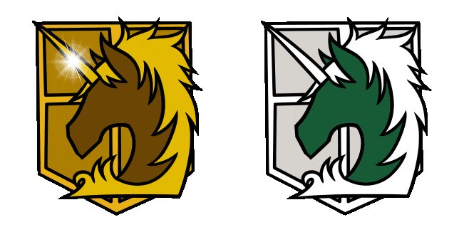 Attack on Titan Unicorn Symbol Animated Cursor