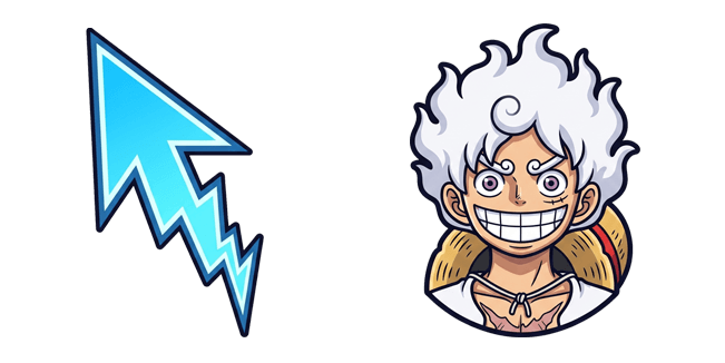One Piece Lighting Arrow & Luffy Gear 5 Cursor