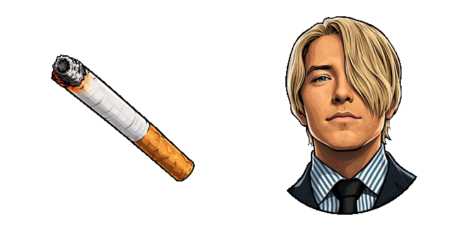 One Piece Netflix Sanji & Cigarette Animated Cursor